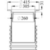315 flytande till Wavin PREMIUM lock Avlopp 315 FLYTANDE TILL 315 TELESKOPRÖR,PREMIUM LOCK, SLITSAD PACKNING, LÅS, TÄTT SPETTHÅL, 2577/2573HT
