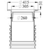 315 flytande till Wavin REGULAR lock Avlopp 315 TELESKOPR REGULAR