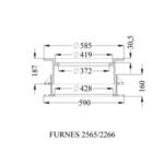 400 teleskop ram Regular Avlopp FURNES TELESOP RAM LOCK FV 400