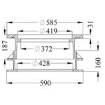 400 teleskop ram REGULAR lock Avlopp 400 TELESKOP RAM, REGULAR LOCK, SLIT-/DÄMPRING, LÅS OCH TÄTT SPETTHÅL,2565/2266/2561HT