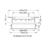 500 teleskop ram, A2 rännstensbetäckning BASIC galler Avlopp 500 TELESKOP RAM, A2 RÄNNSTENSBETÄCKNING, BASIC GALLER, KANTRINGSSÄKERT