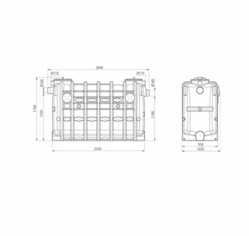 ACO BC Fett NS10 Inne PEHD