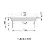 600 flytande ram Avlopp 600 FLYTANDE RAM, 2641