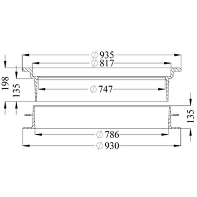 800 teleskop ram, REGULAR lock FV