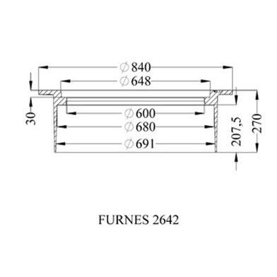 600 flytande ram, REGULAR lock