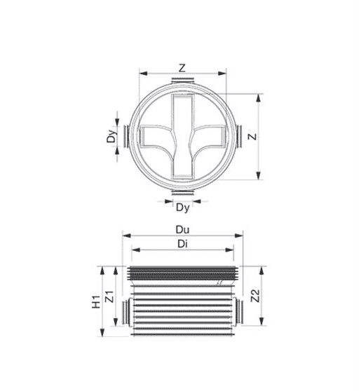 BOTTENDEL TEGRA 3 INLOPP F PVC 160 Avlopp BOTTENDEL TEGRA 3 INLOPP F PVC 160