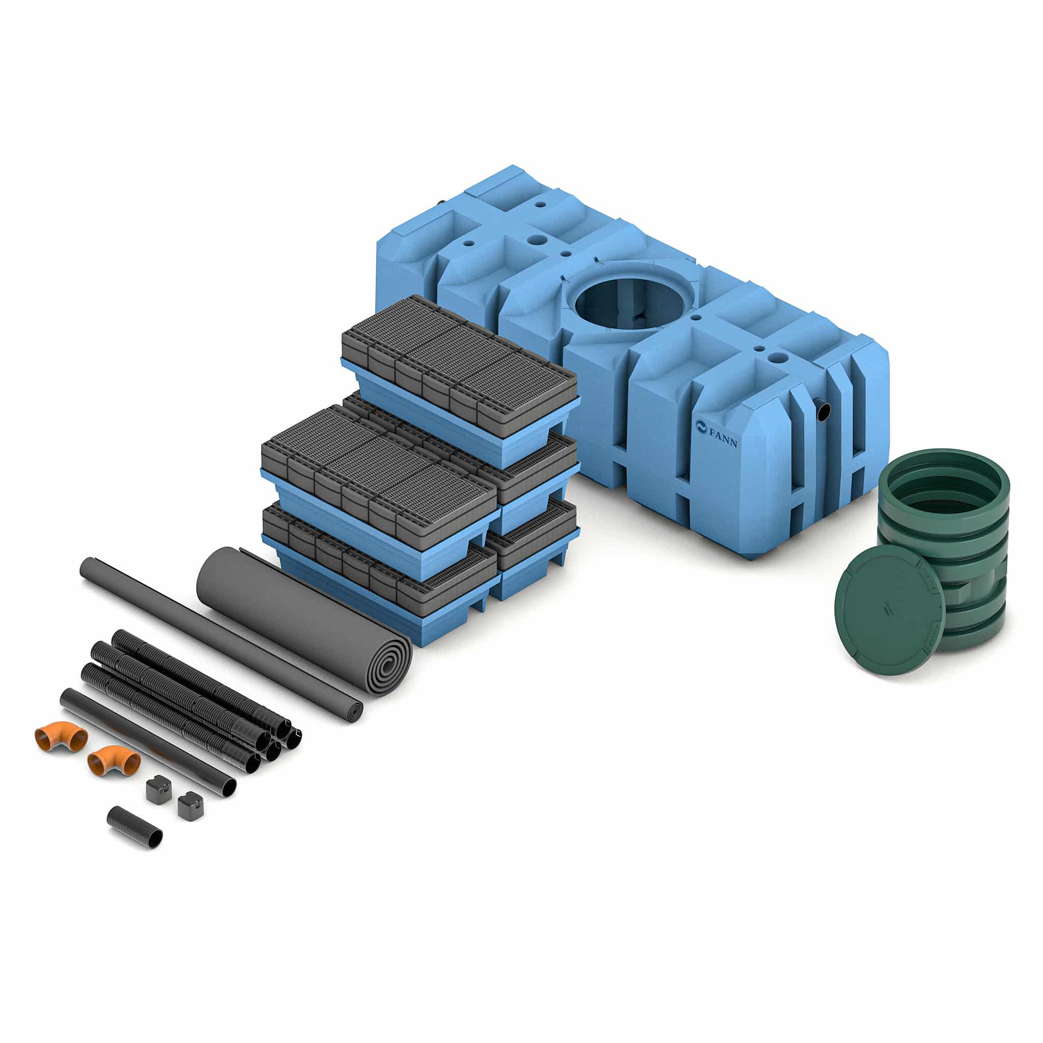 FANN IN-DRÄN PRO INFILTRATION 5 WC+BDT - NORMAL SKYDDSNIVÅ FANN IN-DRÄN PRO INFILTRATION 5 WC+BDT - NORMAL SKYDDSNIVÅ 1-2 hushåll FANN INDRÄN Plus Infiltration WC+BDT 5pe för ett hushåll