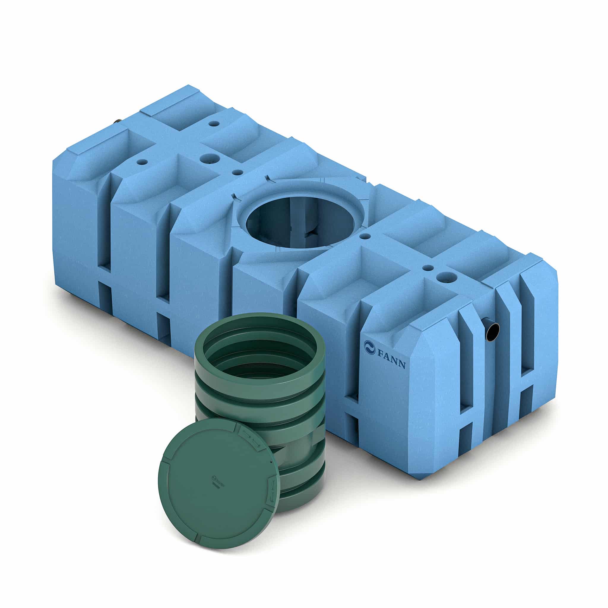 Fann Slamavskiljare SA 2006ce, BDT+KL 1-2 hushåll Slamavskiljare för WC+BDT-avlopp
