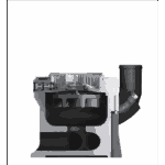 Länspump Flygt Ready med virvelhjul Avlopp FLYGT LÄNSPUMP READY 8S