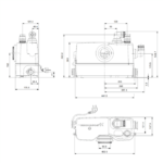 Sololift2 WC1/WC3 Avlopp SOLOLIFT WC1/WC3