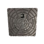 Spolbrunnsbetäckning VOTEC Avlopp SPOLBRUNNSBETÄCKNING 200/160 MM MED LOCK, TELESKOPRÖR D400 SVART VOTEC