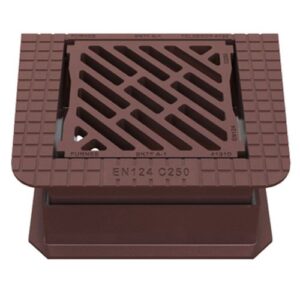 400 teleskop ram A1, BASIC galler Avlopp 400 TELESKOP RAM, A1 BASIC RB, GALLER, KANTRINGSSÄKERT, GENOMSTRÖMNINGSAREA 640CM2, 4132/4133/4131