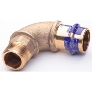 ALTECH CU BÖJ 90 UGXPR Vatten Press x utvändig gänga 90°