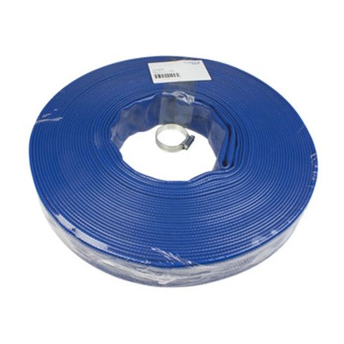 Avtappningsslang 75mm Vatten AVTAPPNINGSSLANG 75 MM RULLE FÖR KALLVATTEN BLÅ PVC