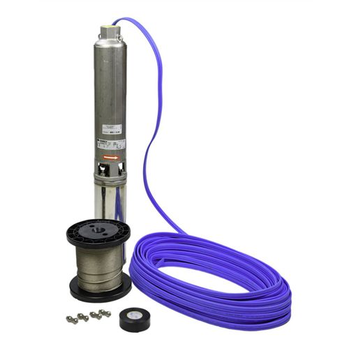 Djupbrunnspaket Lowara 4" 1x230V Vatten XYLEM/LOWARA BORRHÅLSPUMPPAKET  1-FAS