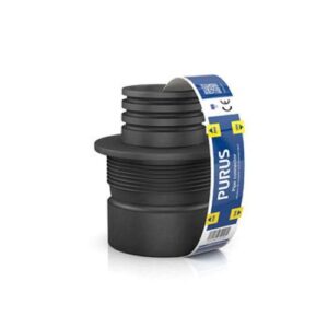 Gummi-/kombinipplar Svart TPE Purus Vatten KOMBINIPPEL