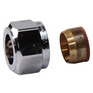 Halvkoppling, förkromad, VA1255 Vatten VATETTE HALVKOPPLING FKR