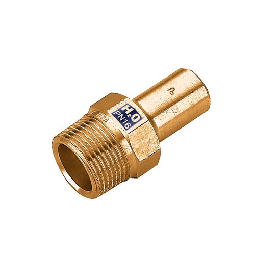 Övergångsnippel utvändig gänga Vatten EINSTECKSTUCK 1/2X22