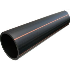 PE Tryckrör PE100 SDR17 PN10 Brun Stripe Vatten PE100 RÖR PN10 L=6M BRUN STRIPE