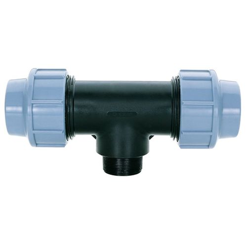 Plaströrskoppling T-koppling utvändig gänga Vatten ALTECH PEM-KOPPLING T-RÖR UTVÄNDIG GÄNGA