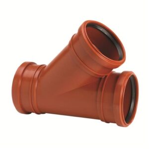 PP-Markgrenrör 3 muffar Avlopp 45GR PP-MARKGRENRÖR 3MUFF SS3604