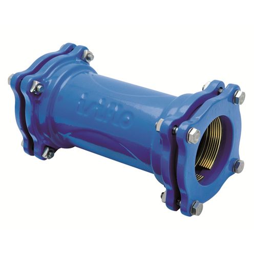 Rak koppling 101, skjutmuff segjärn Vatten KOPPLING ISIFLO 101