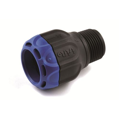 Rak koppling Isiflo Sprint 110, utvändig gänga Vatten RAK KOPPLING ISIFLO S 110 SPRINT X UTVÄNDIG GÄNGA