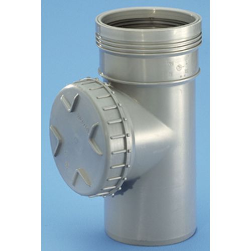 Rensrör med lock Avlopp RENSRÖR M LOCK WAFIX PP MED 1MUFF