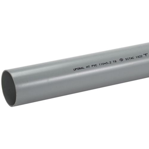 Rör utan muff Avlopp 110X6,0 PVC-HT RÖR U MUFF