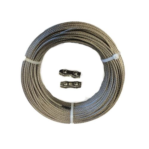 Rostfri syrafast wire, 3 mm Vatten 3 MM ROSTFRI SYRAFAST UPPHÄNGNINGSWIRE