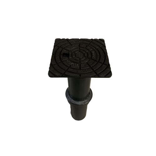 Spolbrunnsbetäckning VOTEC Avlopp SPOLBRUNNSBETÄCKNING 200/160 MM MED LOCK, TELESKOPRÖR D400 SVART VOTEC