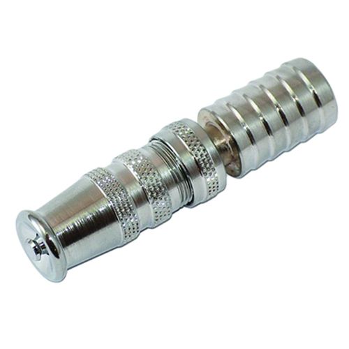 Strålrör reglerbart Vatten STRÅLRÖR FÖR SLANG MED AVSTÄNGNING FÖRKROMAD