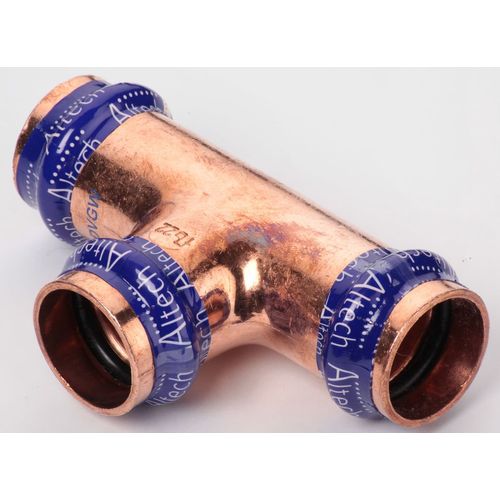 T-rör Vatten T-rör v-press