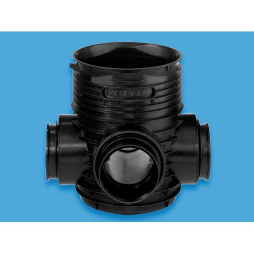 TEGRA 400 BRUNN TP2 90° 200 WR Avlopp 3011402 TEGRA 400 BRUNN TP2 90° 200 WAVIN RIB