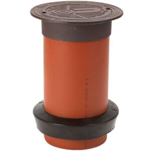 Teleskopsbetäckning rund ram för dag- och dräneringsbrunn U-125 B Avlopp TELESKOPBETÄCKNING U-125B RUNT HELTTÄCKANDE LOCK