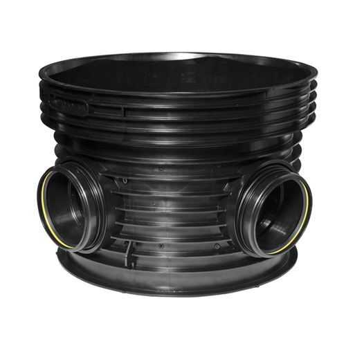 Typ 4 Höger 90 grader för strukturväggsrör Tegra 1000 Avlopp 1000X250 PP TEGRA TP4 90° WAVIN RIB G2