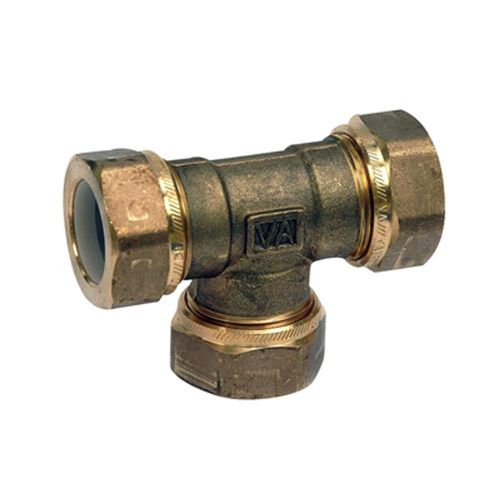 Vatette T-koppling för plast 1150 PE Vatten T-RÖR 3KLÄMRING VATETTE-PE