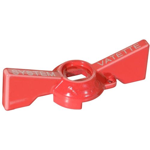 Vatette vred till fullflödesventil Vatten VATETTE FULLFLÖDES VRED DN20 MED VINGAR