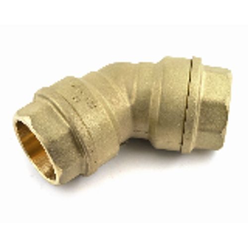 Vinkelkoppling 123 45°, klämring x klämring Vatten VINKELKOPPLING ISIFLO 123 45°