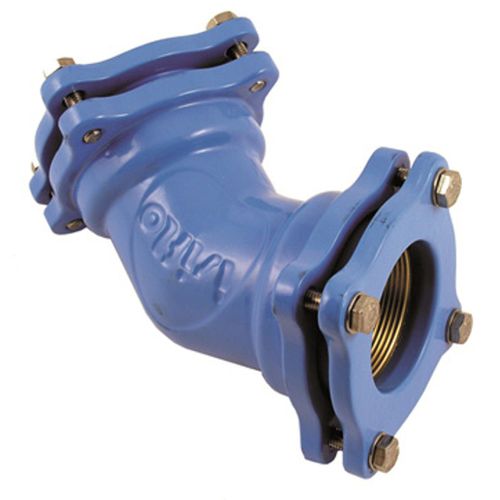 Vinkelkoppling 123 45°, segjärn Vatten VINKELKOPPLING 45° ISIFLO 123