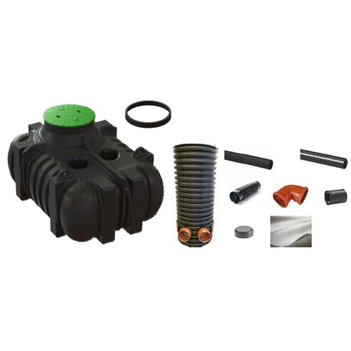 VOTEC SLAMAVSKILJARE 2,2M3 MED INFILTRATIONS PAKET - NORMAL SKYDDSNIVÅ 1-2 hushåll VOTEC SLAMAVSK 2,2M3 MED INFILTRATIONS PAKET