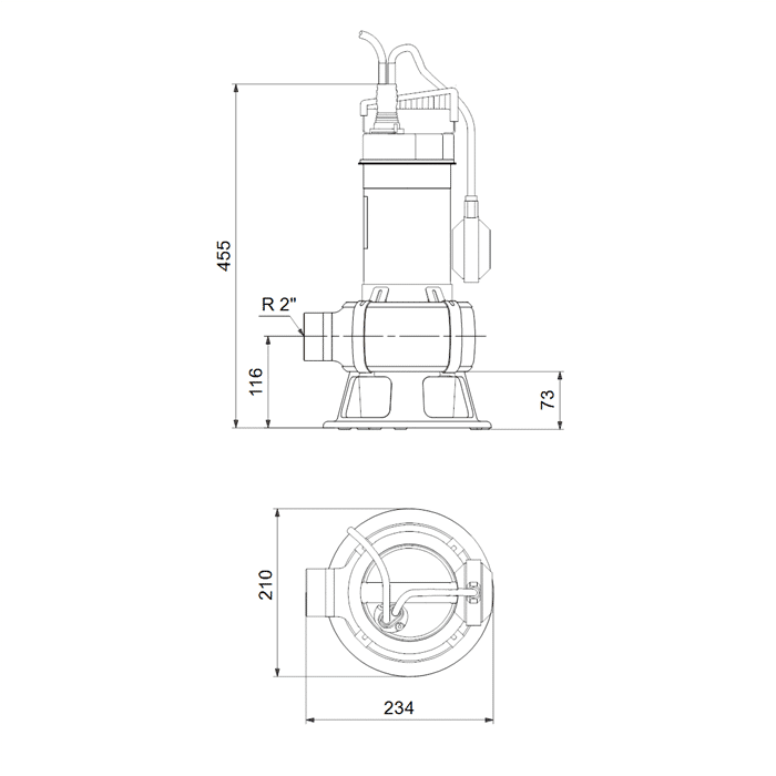 Grund- och gråvattenpump AP50B