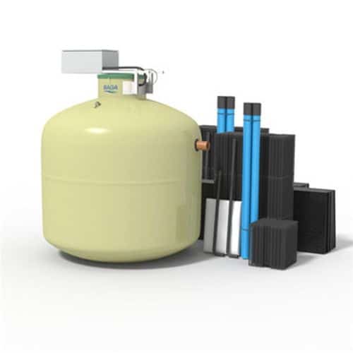 Baga Easy G4, 2 hushåll - Hög skyddsnivå 1-2 hushåll BAGA EASY 2 – MED BIOMODULPAKET OCH SPRIDNINGSPLATTOR