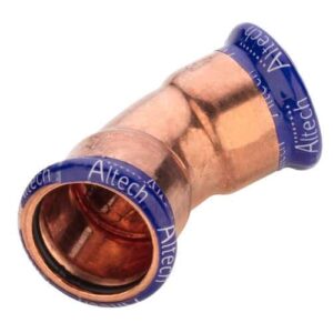 Böj 45° 2 muff Vatten Pressböj 45gr 2Muff , M-Profil