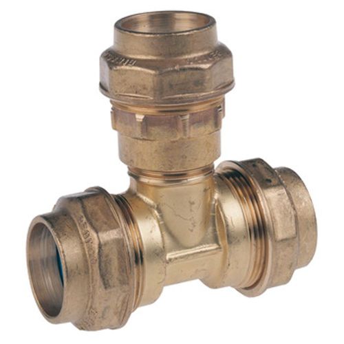 T-koppling plast Vatten T-KOPPLING BA 7718 KLÄMRING, FÖR PEM 3KLÄMRING MÄSSING