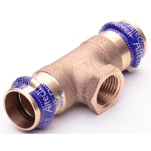 T-rör med invändig gänga avstick Vatten T-rör med invändig gänga avstick