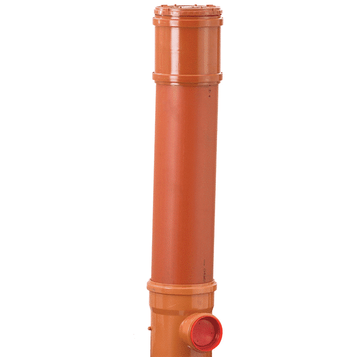 Uponor Stigarrör med tömningsöppning Avlopp STIGARRÖR 200 SLUTEN TANK