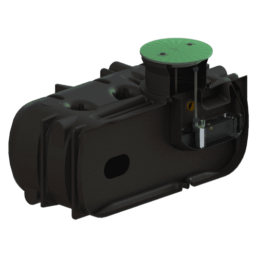 CIPAX Slamavskiljare 3200L med pumpbrunn