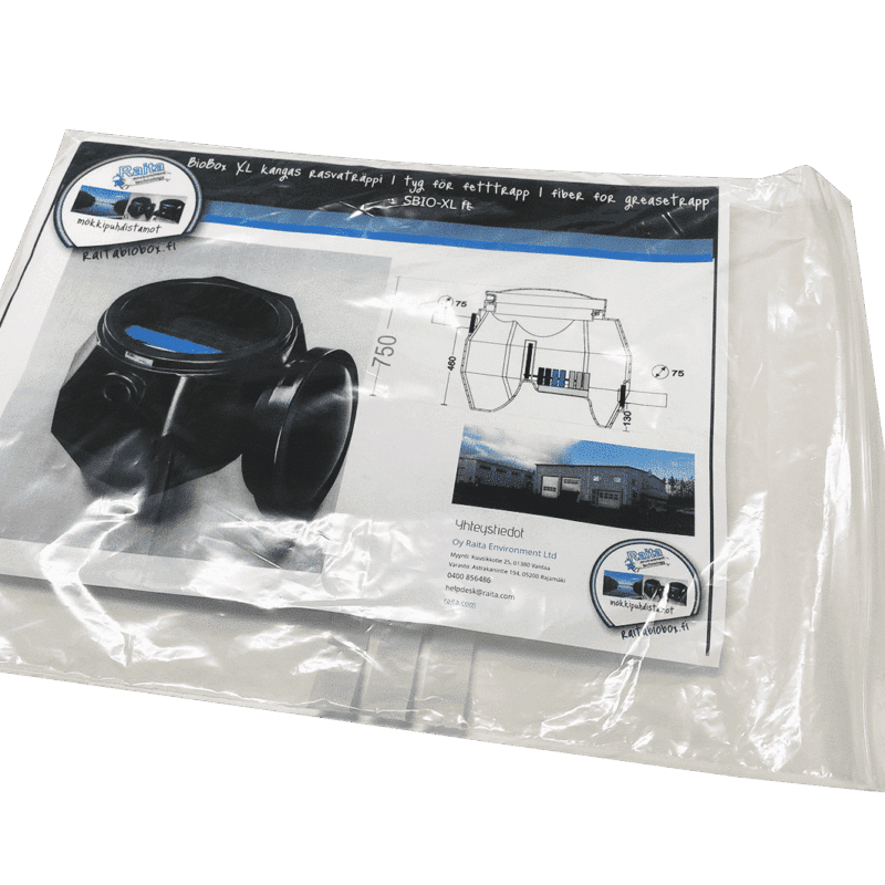 BioBox filterduk utbytes slamfilter M Avlopp Filterduk utbytes slamfilter M & L