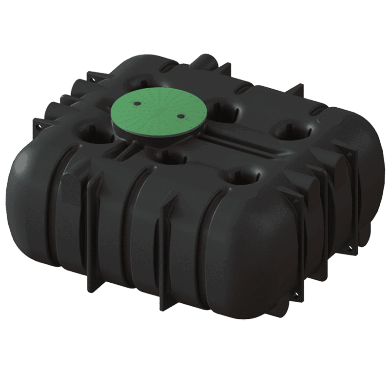 CIPAX Sluten tank 5000L lågbyggd